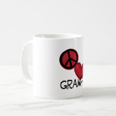 FriedensLiebe Gramps Kaffeetasse (Vorderseite Links)