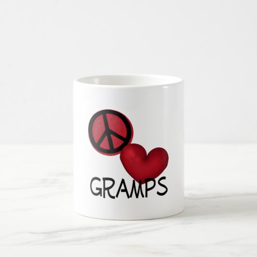 FriedensLiebe Gramps Kaffeetasse (Mittel)