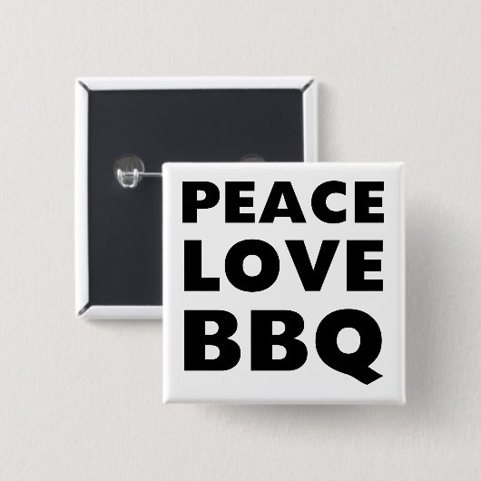 FriedensLiebe GRILLEN Button (Vorne & Hinten)