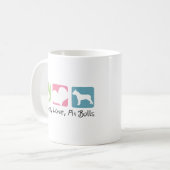 FriedensLiebe-Gruben-Stiere Kaffeetasse (Vorderseite Links)