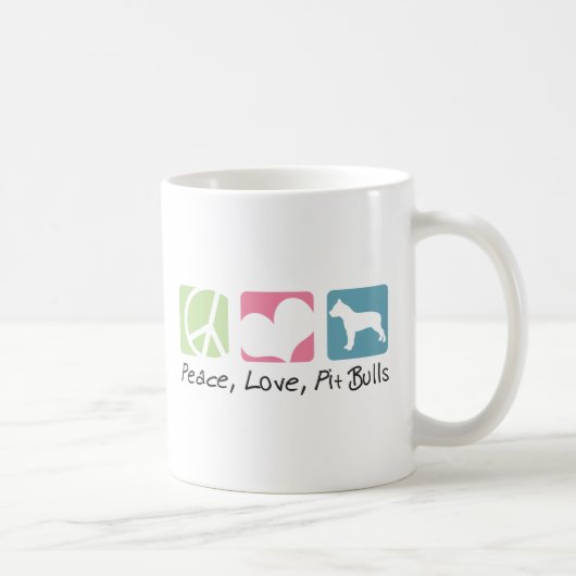 FriedensLiebe-Gruben-Stiere Kaffeetasse (Rechts)
