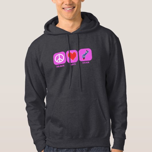 FriedensLiebe Guam Hoodie (Vorderseite)