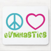 FriedensLiebe-Gymnastik Mousepad (Vorne)