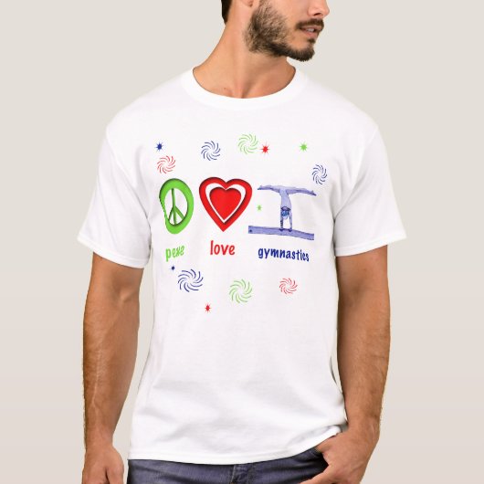 FriedensLiebe-Gymnastik T-Shirt (Vorderseite)
