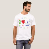 FriedensLiebe-Gymnastik T-Shirt (Vorne ganz)