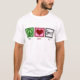 FriedensLiebe-Haarschnitte T-Shirt