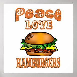 FriedensLiebe-Hamburger Poster