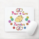 FRIEDENSLiebe-HAMSTER Mousepad (Mit Mouse)