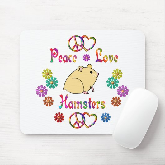 FRIEDENSLiebe-HAMSTER Mousepad (Mit Mouse)