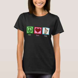 FriedensLiebe-Harfe T-Shirt