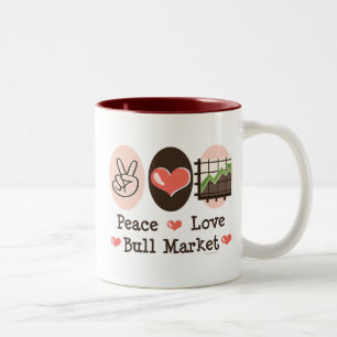 FriedensLiebe-Hausse-Tasse Zweifarbige Tasse