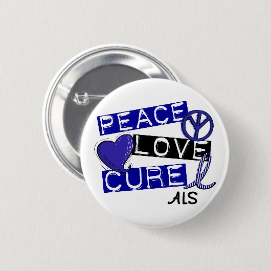 FRIEDENSLiebe-HEILUNGALS Button (Vorne & Hinten)