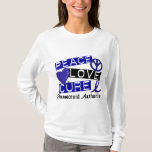 FriedensLiebe-Heilungs-rheumatische Arthritis RA T-Shirt