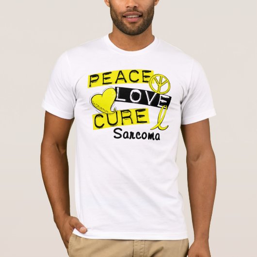 FriedensLiebe-Heilungs-Sarkom T-Shirt (Vorderseite)
