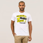 FriedensLiebe-Heilungs-Sarkom T-Shirt (Vorne ganz)
