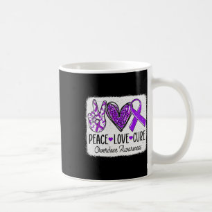 Friedensliebe Heilungsüberdosis-Bewusstseinsmonat Kaffeetasse