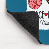 Friedensliebe Herzerkrankung Bewusstsein Chd Unter Mousepad (Ecke)
