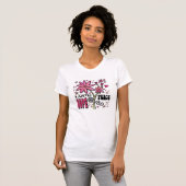 FriedensLiebe-Hoffnung und Blumen T-Shirt (Vorne ganz)