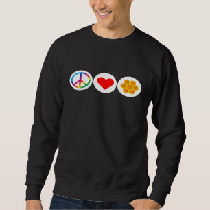 Friedensliebe Honig Imker Imkerei Hummel Sweatshirt