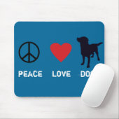 FriedensLiebe-Hunde Mousepad (Mit Mouse)