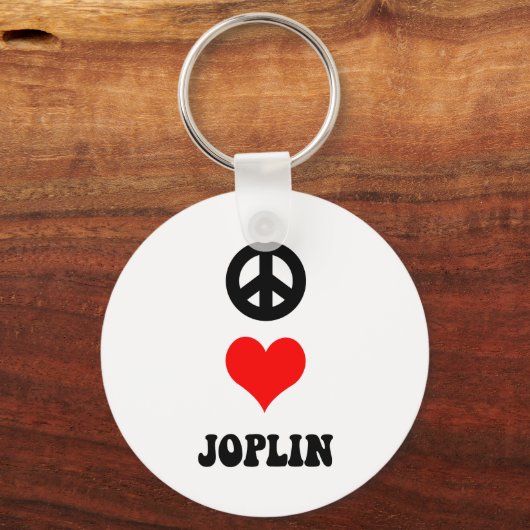 FRIEDENSLIEBE JOPLIN SCHLÜSSELANHÄNGER (Vorderseite)