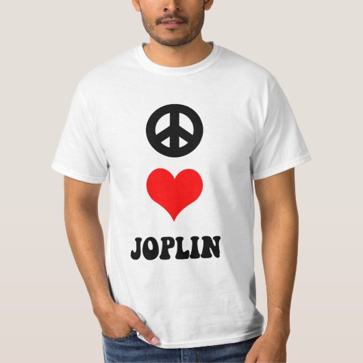 FriedensLiebe Joplin T-Shirt (Vorderseite)