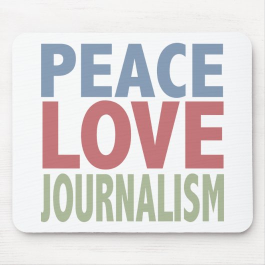 FriedensLiebe-Journalismus Mousepad (Vorne)