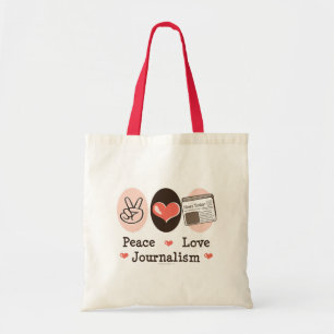 FriedensLiebe-Journalismus-Taschen-Tasche Tragetasche