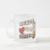 FRIEDENSLiebe-KAFFEE 2 Mattglastasse (Links)