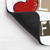 FRIEDENSLiebe-KAFFEE 2 Mousepad (Ecke)