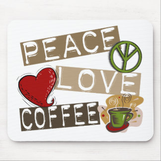 FRIEDENSLiebe-KAFFEE 2 Mousepad