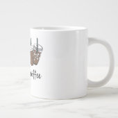 Friedensliebe-Kaffeetassen-Design Jumbo-Tasse (Rechts)
