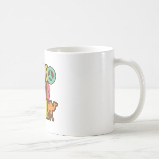 FriedensLiebe-Kamel Kaffeetasse (Rechts)