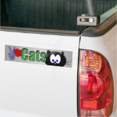 FriedensLiebe Katzen Autoaufkleber (Auf Lkw)