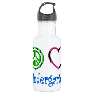 FriedensLiebe-Kindergarten-Schulkindergrad-Lehrer Trinkflasche