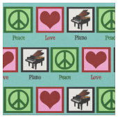 FriedensLiebe-Klavier Stoff (Nahaufnahme)