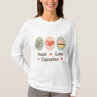 FriedensLiebe-kleine KuchenHoodie T-Shirt