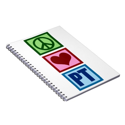 FriedensLiebe-körperlicher Therapeut Notizblock (Rechte Seite)