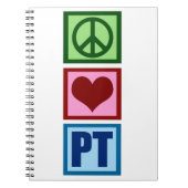FriedensLiebe-körperlicher Therapeut Notizblock (Vorderseite)