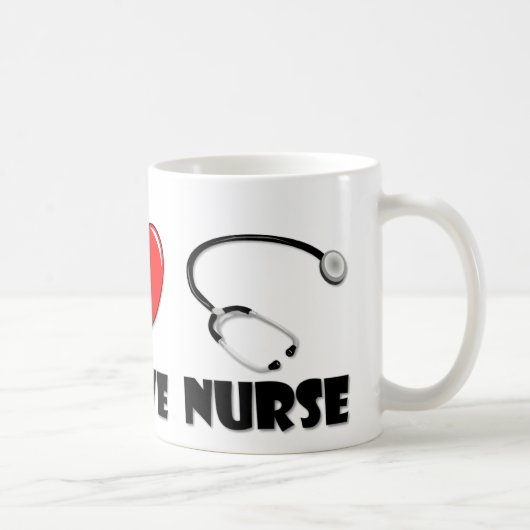 FriedensLiebe-Krankenschwester Kaffeetasse (Rechts)