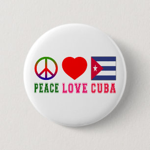 FriedensLiebe Kuba Button