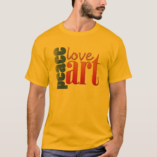 FriedensLiebe-Kunst II T-Shirt (Vorderseite)