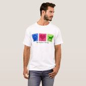 FriedensLiebe-Labrador-Retriever T-Shirt (Vorne ganz)
