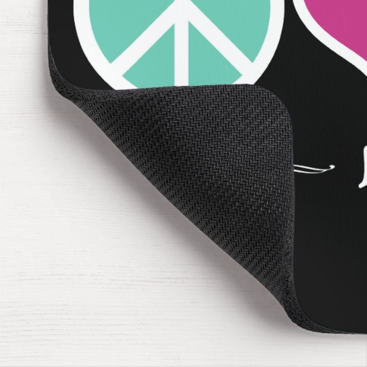 FriedensLiebe-Laufen Mousepad (Ecke)