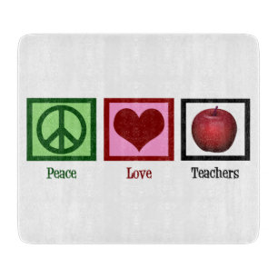 FriedensLiebe-Lehrer Schneidebrett