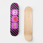 FriedensLiebe Lettland Skateboard (Vorderseite)