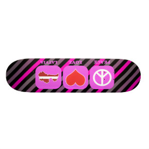 FriedensLiebe Lettland Skateboard