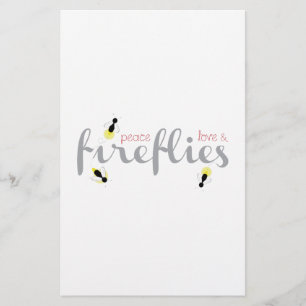 FriedensLiebe-Leuchtkäfer Briefpapier