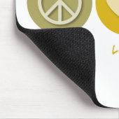 FriedensLiebe-Linguistik Mousepad (Ecke)
