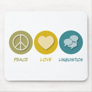 FriedensLiebe-Linguistik Mousepad